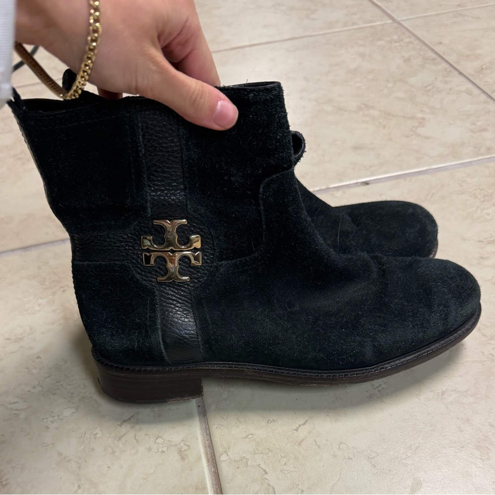 Tory Burch Black Suede boots